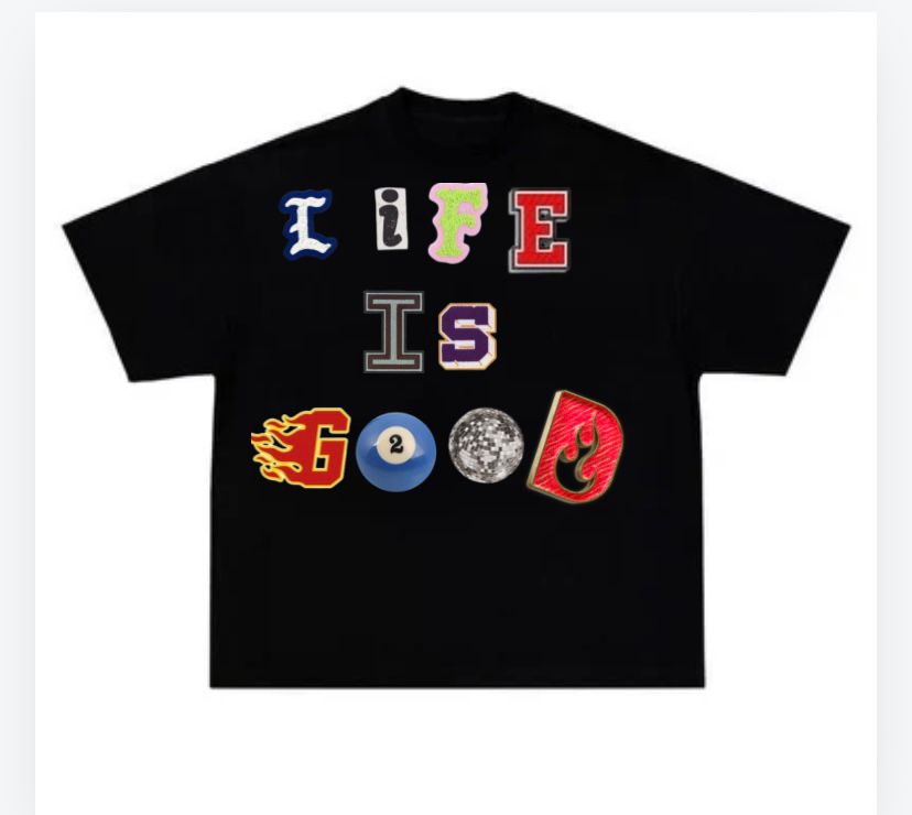 Camiseta Over Size Life is Good